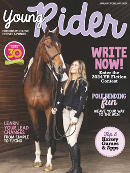 The cover of the January/February 2024 issue of Young Rider