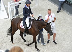 Boyd Martin and Tsetserleg After Dressage